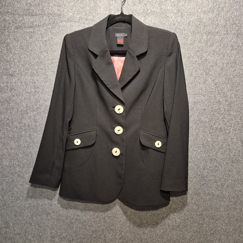 Vintage DStudio Blazer Sz 6 Y2K Whimsical Academy Corporate Goth Indie Sleaze